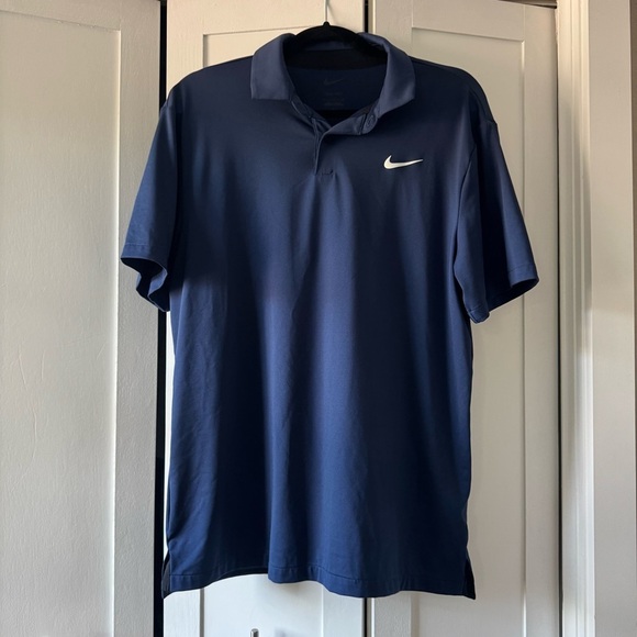 Nike Golf Dri-Fit Navy Polo - NWOT - Picture 2 of 3